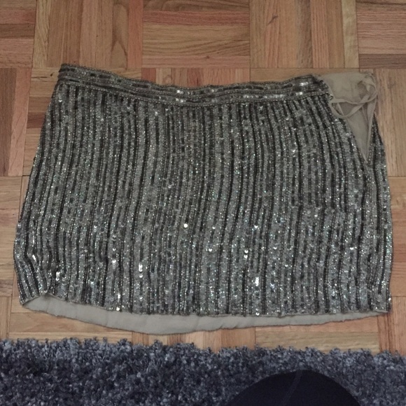 Beautiful All Saints hand beaded skirt!