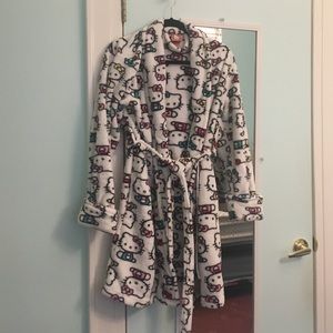 Hello kitty soft robe