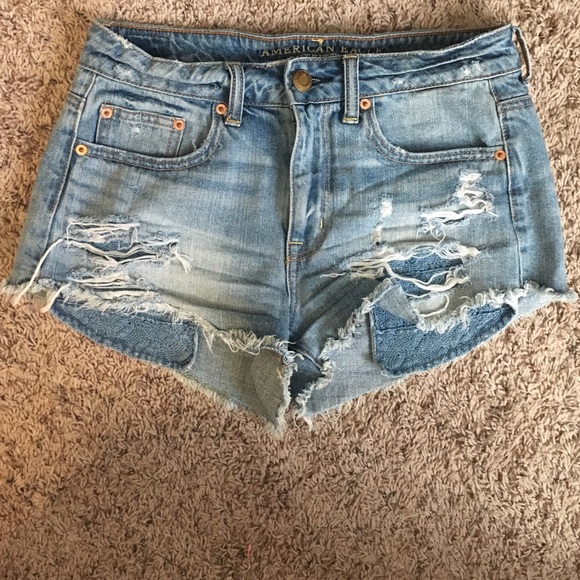 American Eagle Outfitters Pants - american eagle high wasted shorts