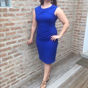 Royal blue dress for work