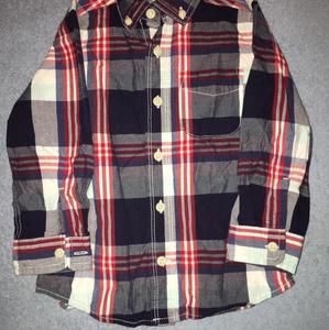 Button up plaid shirt