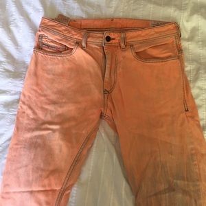 Diesel jeans. Rare orange color