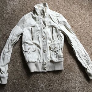 Off white bomber jacket
