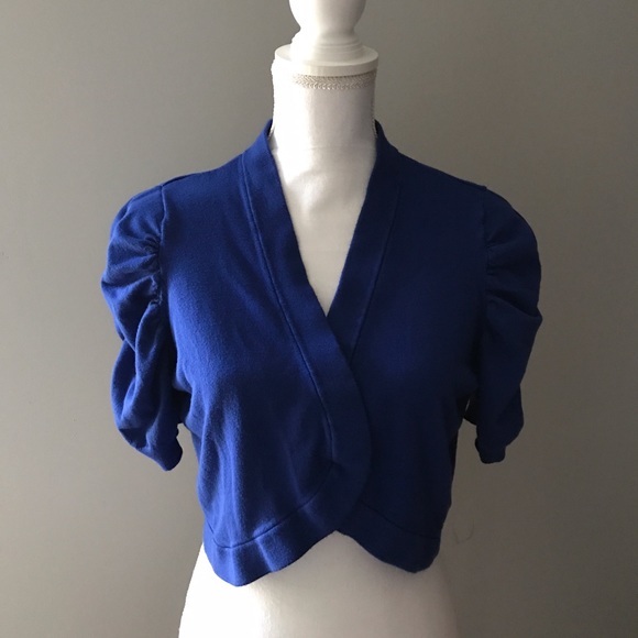 Style & Co. Sweaters - Style & Co blue shrug 1X 😎💜