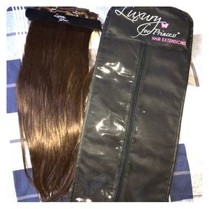 Hair extensions Dark brown color 160 grams 22"