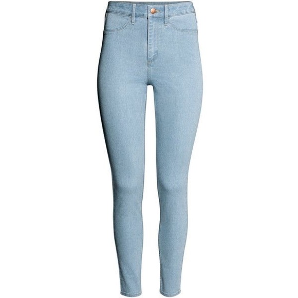 High waisted ankle jeans