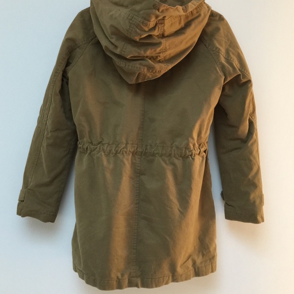 Army green winter coat - Picture 3 of 5