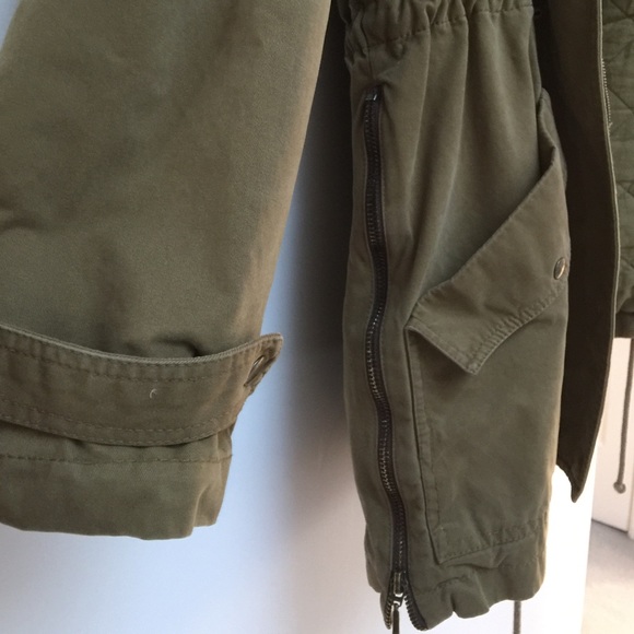 Army green winter coat - Picture 5 of 5