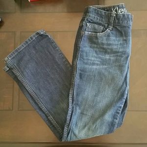 Calvin Klein Boot Leg Jeans w/ Snap Back Pockets