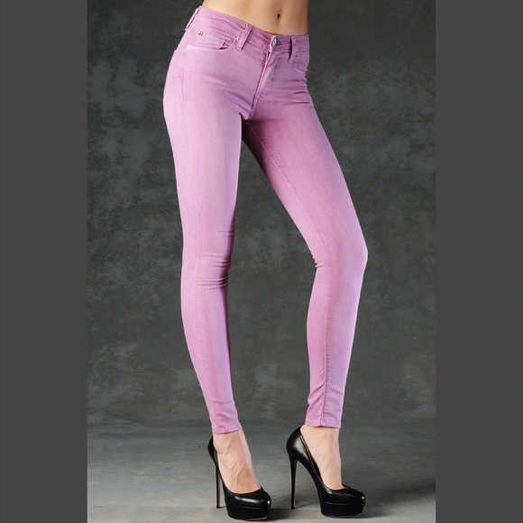 Hudson Nico Lavender Super Skinny Jeans