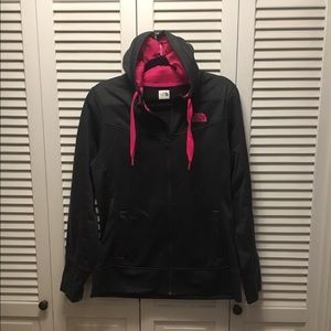 The North Face full zip up hoodie