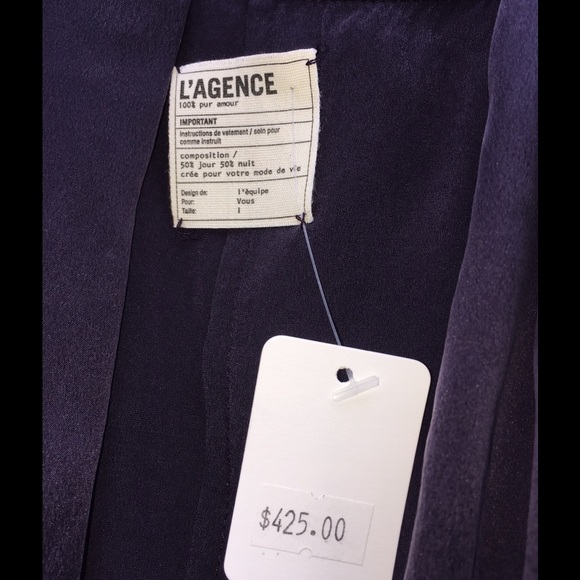 L' AGENCE NWT  wrap dress $425.00 - Picture 4 of 7