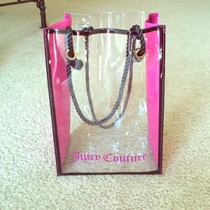 💖 Juicy Couture clear lunch tote!