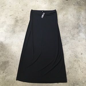 Black DNKY maxi skirt