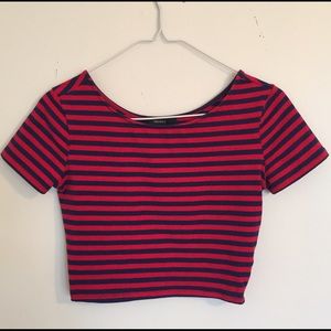 Stripe crop top