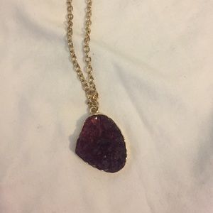 Brand new Druzy look- necklace