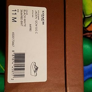Coach Jaden Flip Flops NIB Black Size 11