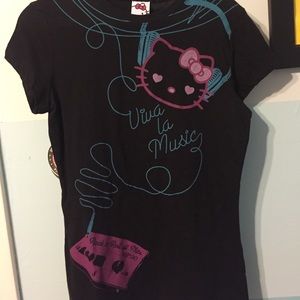 Hello Kitty "Viva la Music" Girls Tee