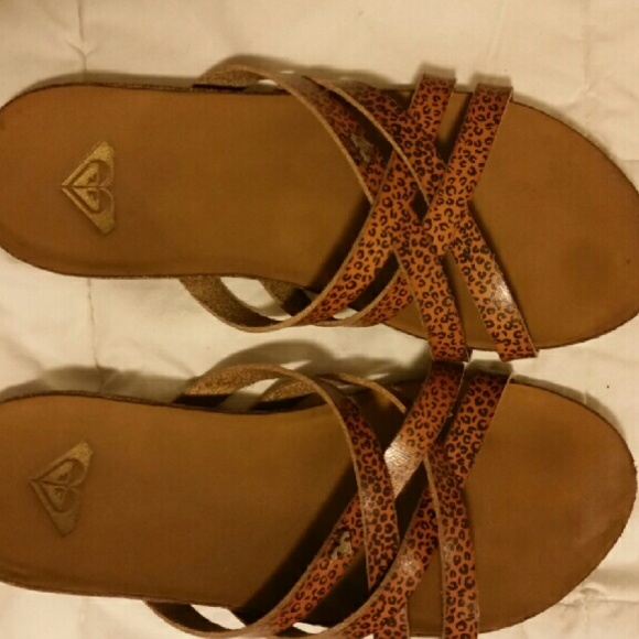 Roxy leopard sandals - Picture 1 of 2