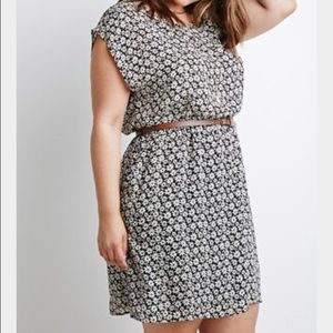 Forever 21 Plus Daisy print dress