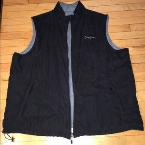 Sean John Reversible Black/Gray Vest
