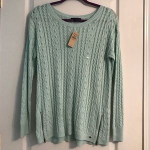 American eagle mint green sweater