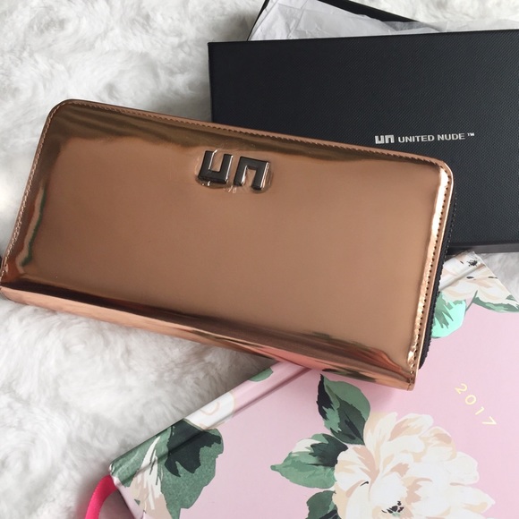 United Nude Handbags - United Nude Rose Gold Wallet