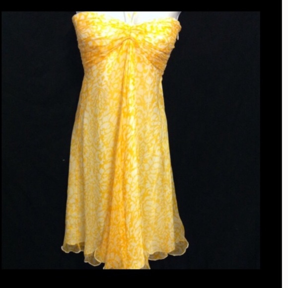 $179 LAUNDRY Silk Halter Maxi Sundress - sz 2 - Picture 1 of 3