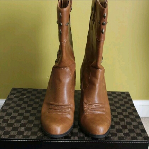 Lower Eastside Studded Western Style Boot