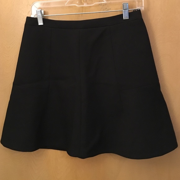 J Crew Black mini skirt