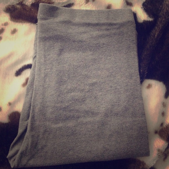 Gray leggings