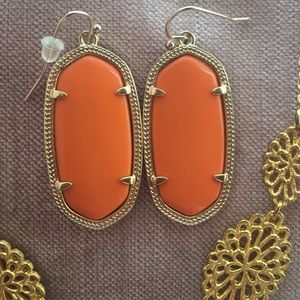 Orange Kendra Scott Earrings!