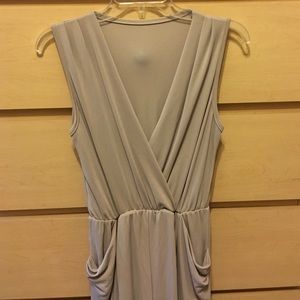 Full length cream Italian jumpsuit