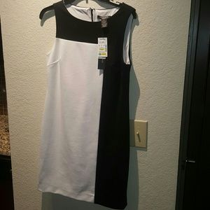Black and White Career Dress
