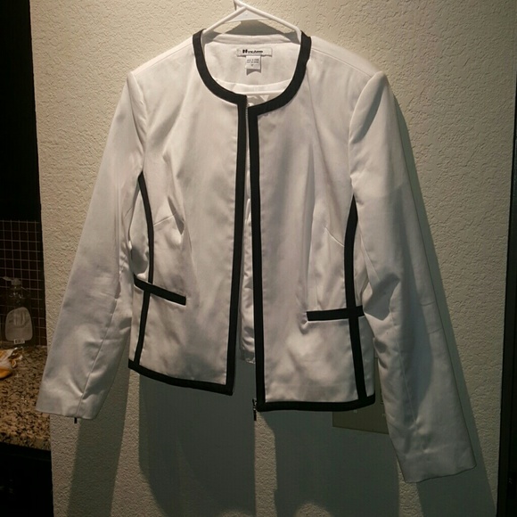 Black and White Suit Jacket