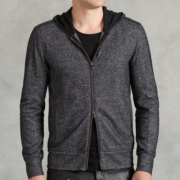 🌊🌊Brand New JOHN VARVATOS Zip Hoodie 🌊🌊