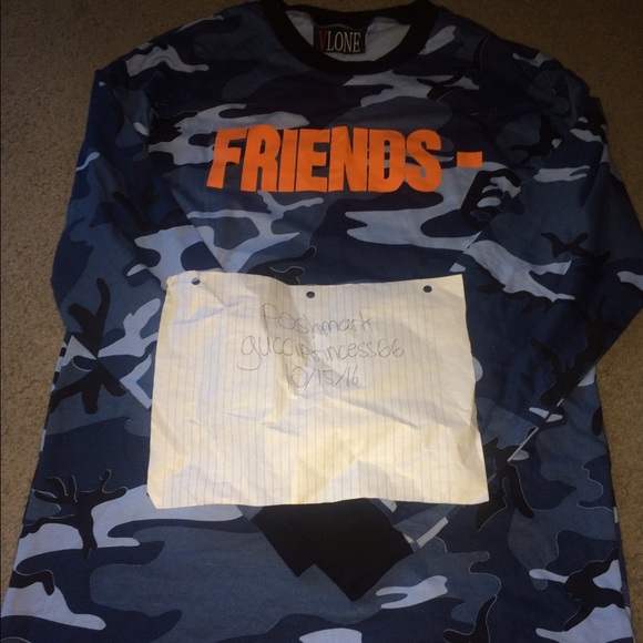 vlone blue camo long sleeve
