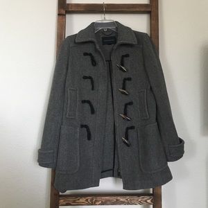 Wool toggle peacoat