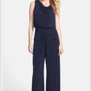 Vince Camuto Navy Blue jump suit