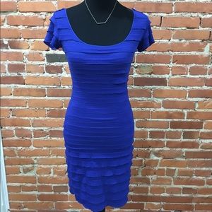 Royal blue fitted mini dress by Max Studio 💙💙💙