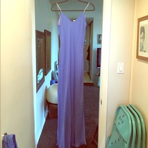 Periwinkle Chiffon formal dress (bridesmaid)