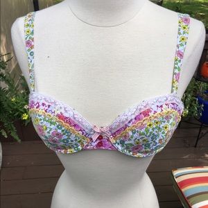 Floral bra
