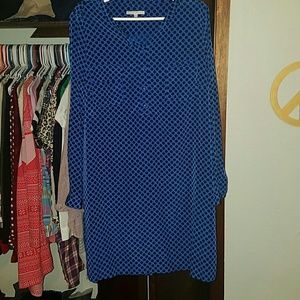 Polka dot shirt dress