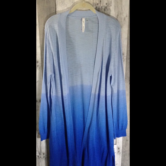 NWT OMBRÉ CARDIGAN - Picture 2 of 4