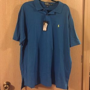 Blue Polo shirt. NEVER BEEN WORN