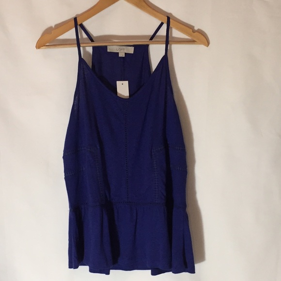 small and medium blue tank top