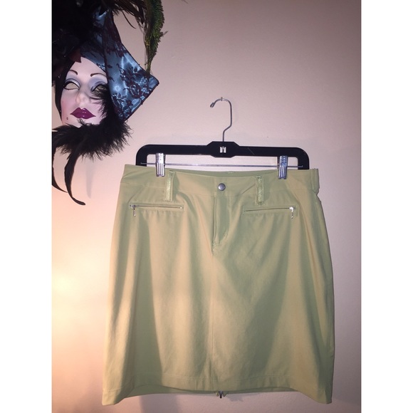 Green Active Skirt
