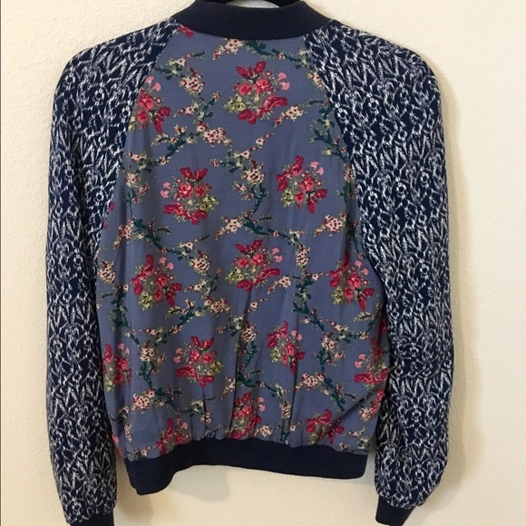 FREE PEOPLE floral printed bomber jacket - Picture 3 of 4