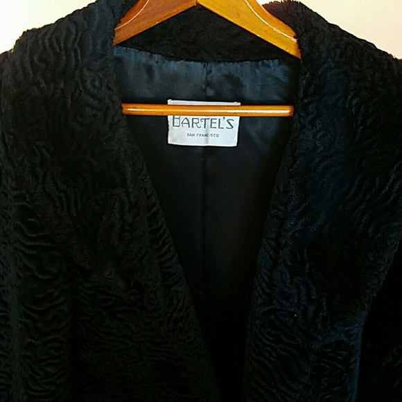 Vintage Bartel's Black Coat - Picture 1 of 4