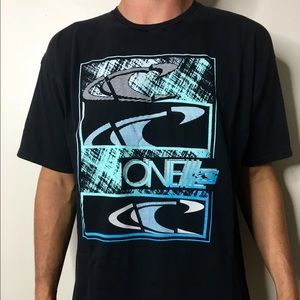 Black and blue o'neill tshirt